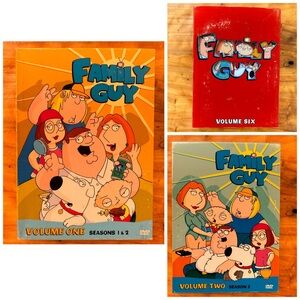 Family guy dvd series tv show season one two three and six complete seasons dvd